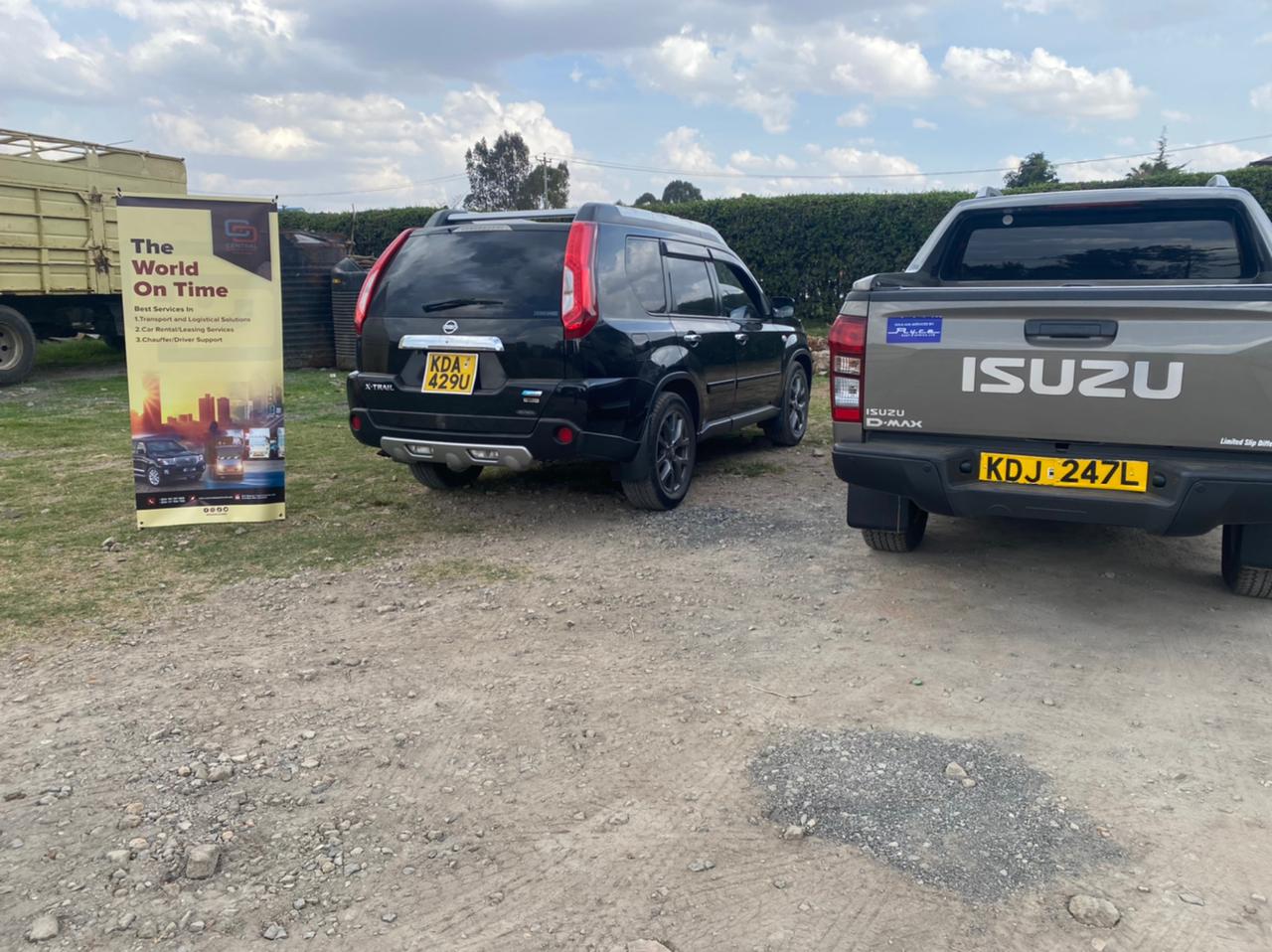 Toyota Xtrail and Isuzu D-max for hire