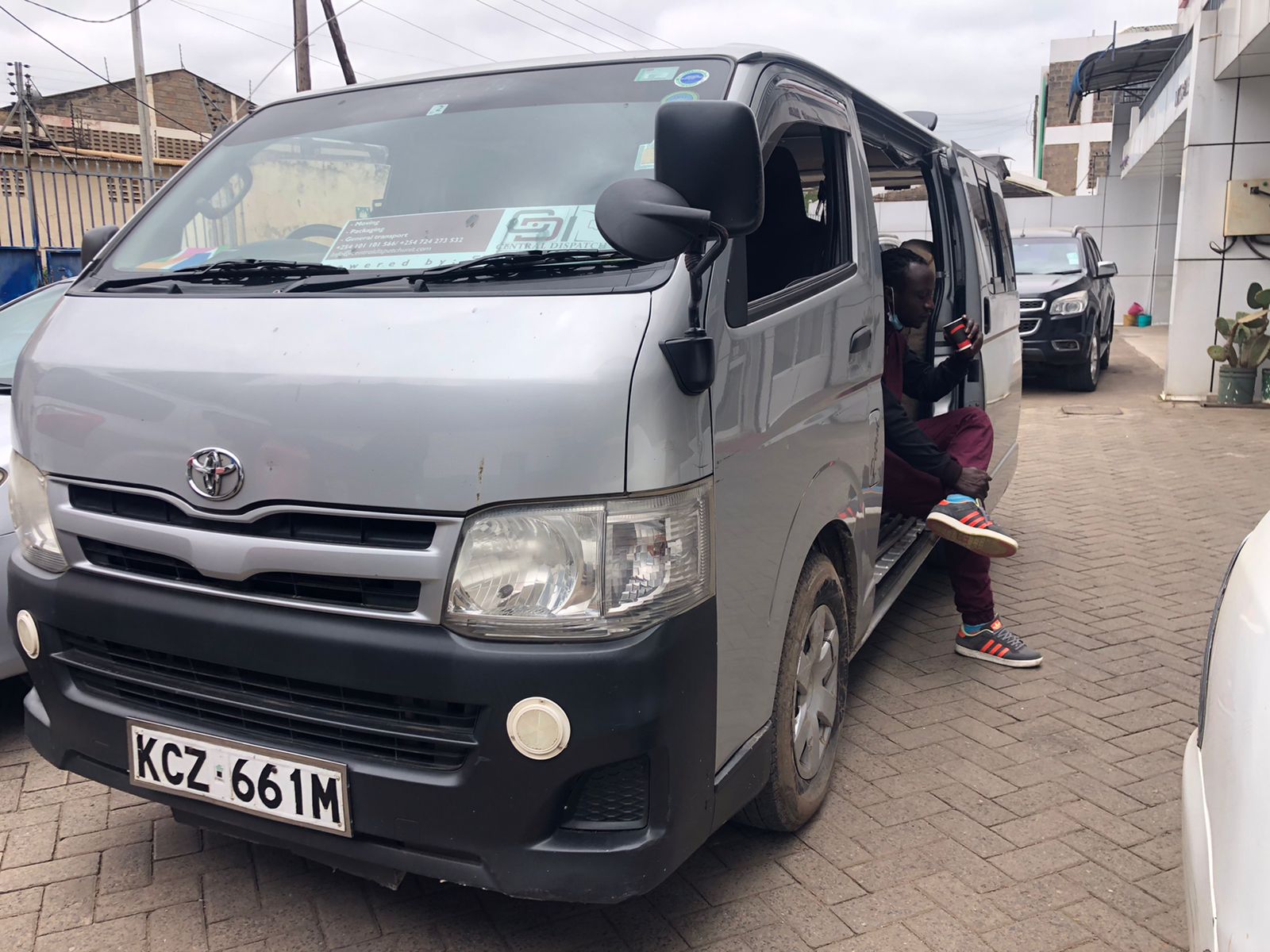 Toyota Hiace for transport