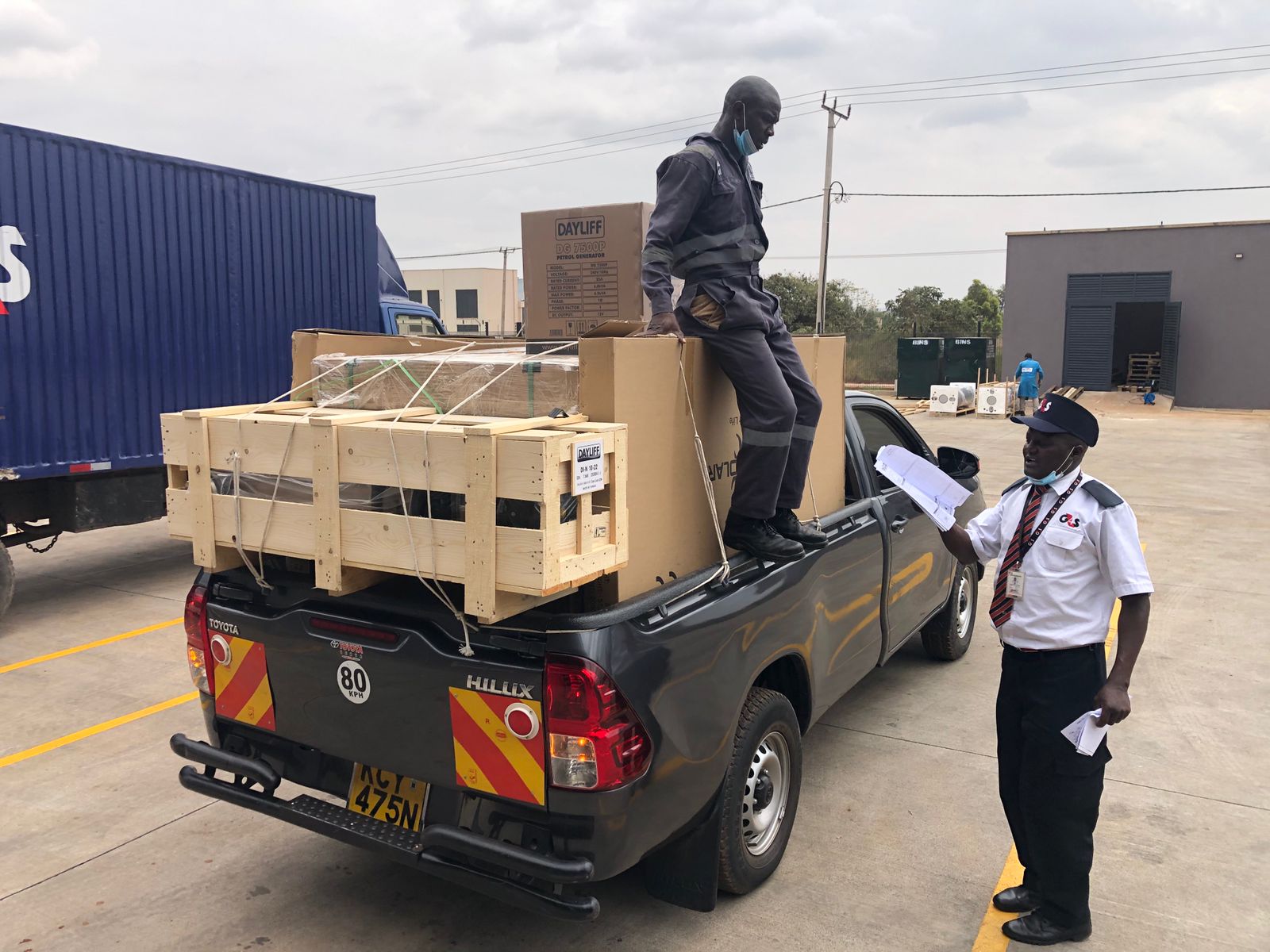Central dispatch unit pick-up rental and transportation services in Nairobi Kenya